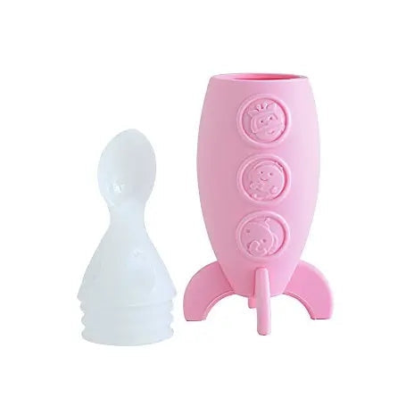 Marcus & Marcus Feeding Spoon Dispenser Rocket