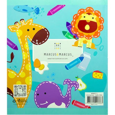 Marcus & Marcus Healthy Eating Colouring Book With Sticker