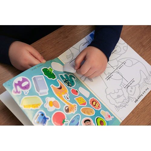 Marcus & Marcus Healthy Eating Colouring Book With Sticker