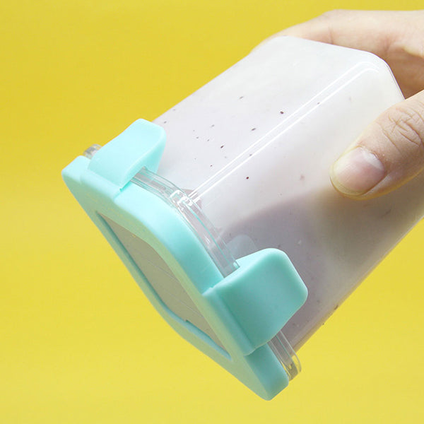 Marcus & Marcus 8 oz Tritan airtight storage containers, turquoise lids, 3-pack