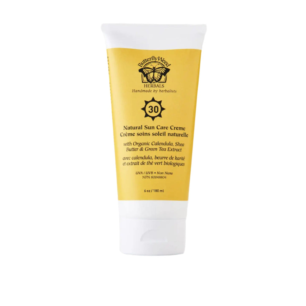 Matter Company Butterfly Weed Herbal Hug Baby Sunscreen SPF30 6 oz in yellow tube