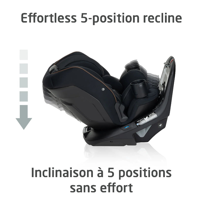 Maxi-Cosi Andi 360 rotating convertible car seat in black with 5-position recline