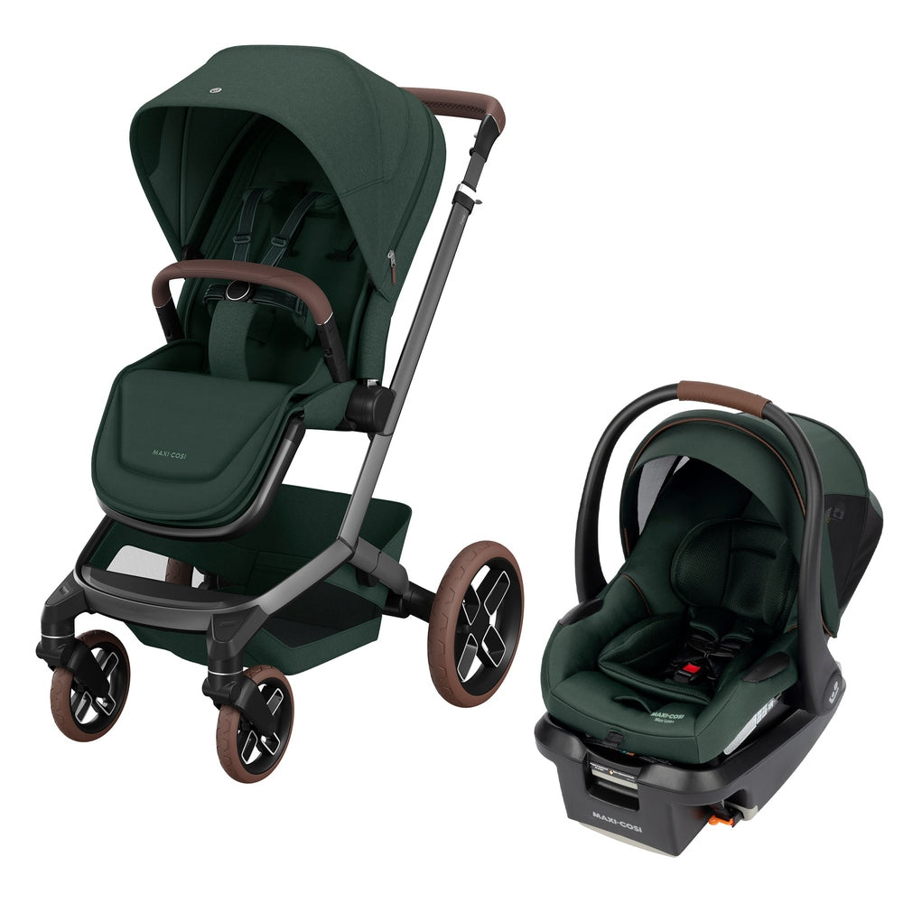 Maxi Cosi Fame Stroller & Mico Luxe+ Car Seat Travel System