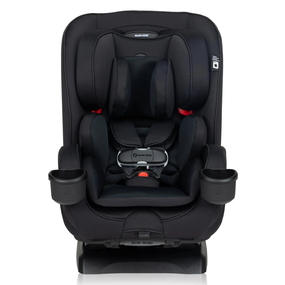 Maxi-Cosi Kani 4-in-1 convertible car seat, black with padded head support and cup holders