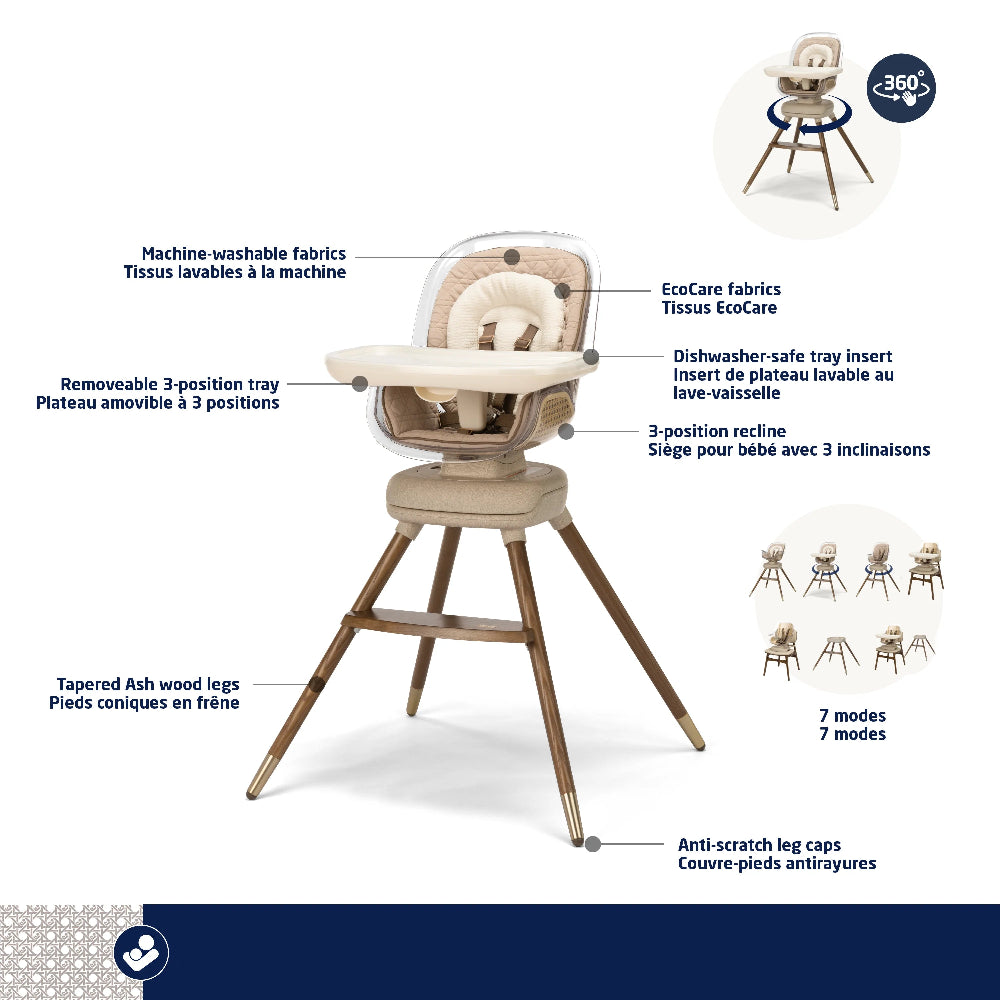 Maxi Cosi Kiskadee 360 Rotating High Chair