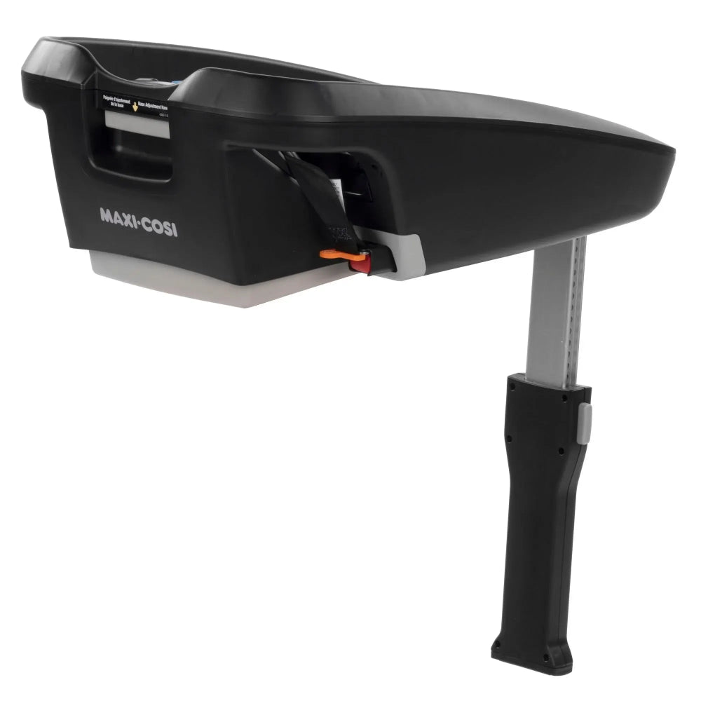 Maxi-Cosi Mico infant car seat base with adjustable support leg and metal mounting arm