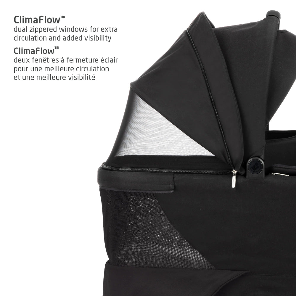 Maxi-Cosi Oria2 carrycot Twillic black with mesh ventilation panel
