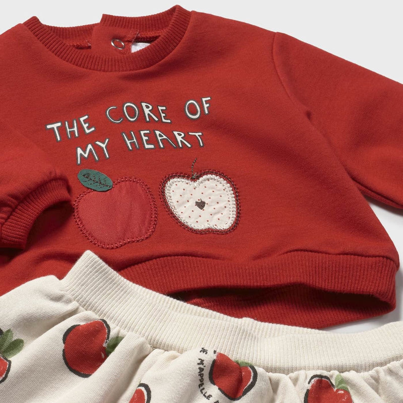 Mayoral 4 piece Knit Set Cherry