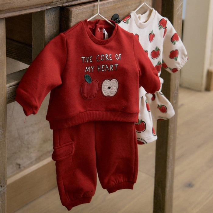 Mayoral 4 piece Knit Set Cherry