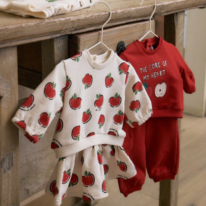 Mayoral 4 piece Knit Set Cherry