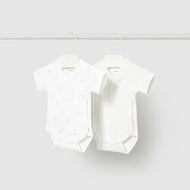 Mayoral Baby 2 Pack Bodysuit Set White
