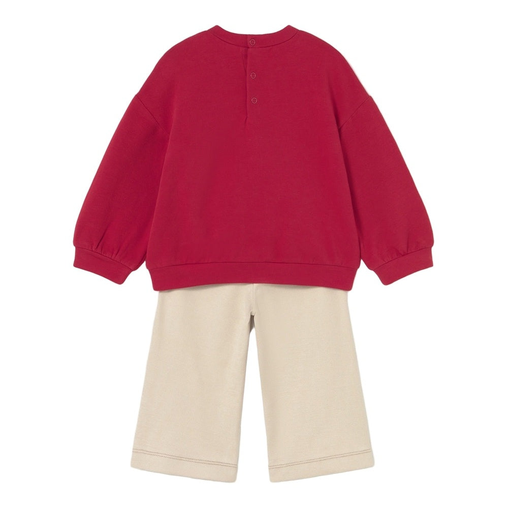 Mayoral Baby Pants and Sweater Set Red