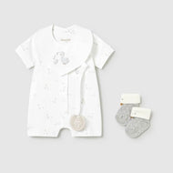 Mayoral Baby Short Pajama Gift Set White
