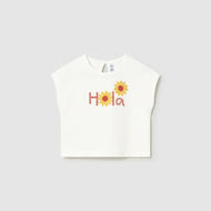 Mayoral Baby Short Sleeve Shirt Natural