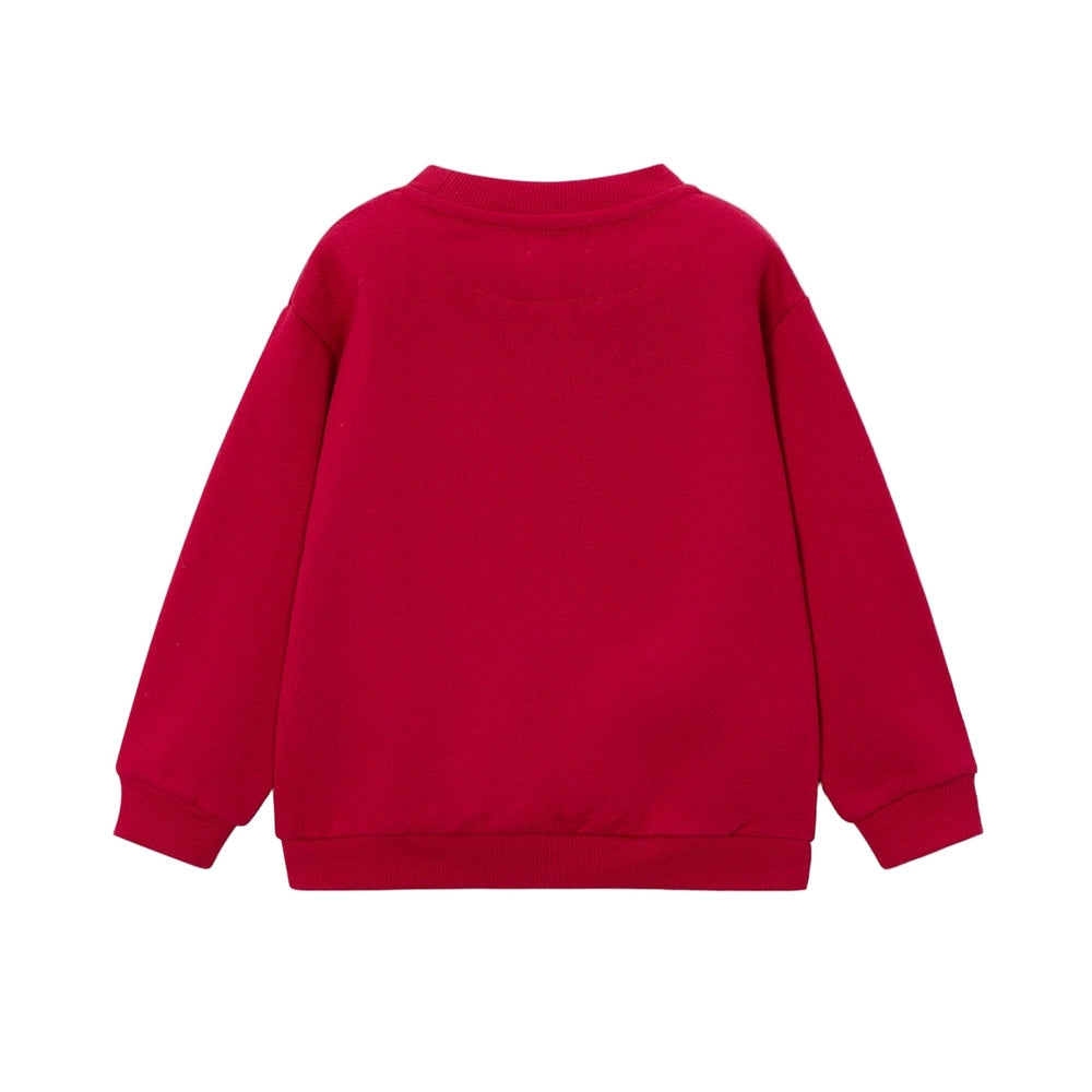 Mayoral Car Print Pullover Red