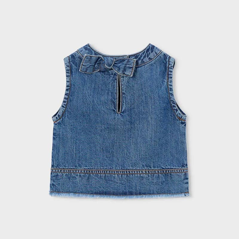Mayoral Denim Top Dark