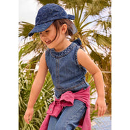 Mayoral Denim Top Dark