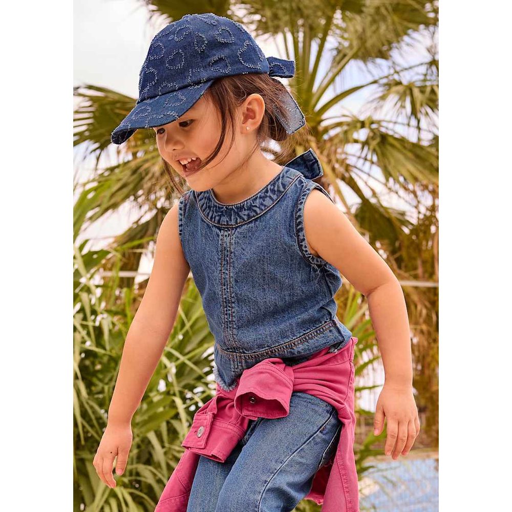 Mayoral Denim Top Dark