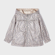Mayoral Girl Reversible Windbreaker Jacket Almond