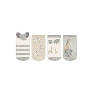 Mayoral Newborn 4-Pack Socks Oat
