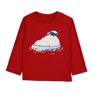 Mayoral Polar Bear & Penguin Shirt Red
