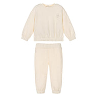 Mayoral Polka Dot Padded Tracksuit Macchiato