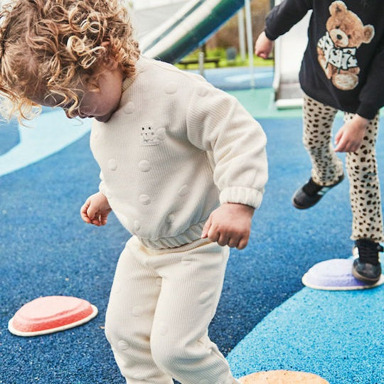 Mayoral Polka Dot Padded Tracksuit Macchiato