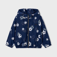 Mayoral Printed Windbreaker Navy
