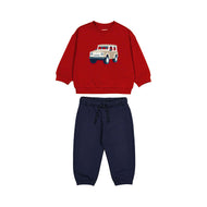 Mayoral Pullover Pants Tracksuit Red