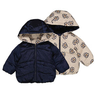 Mayoral Reversible Coat Navy