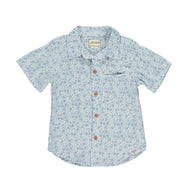 Me & Henry Newport Blue Floral Woven Shirt