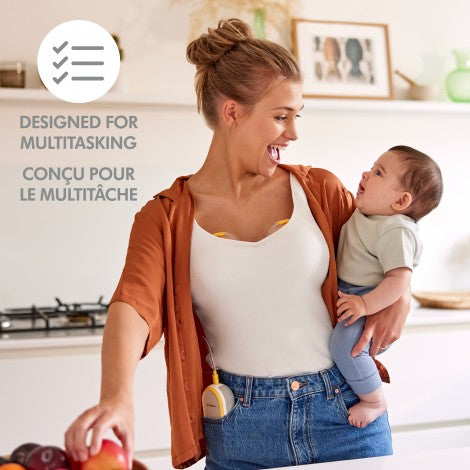 Medela Freestyle hands-free double electric breast pump for multitasking, MEDELA brand.