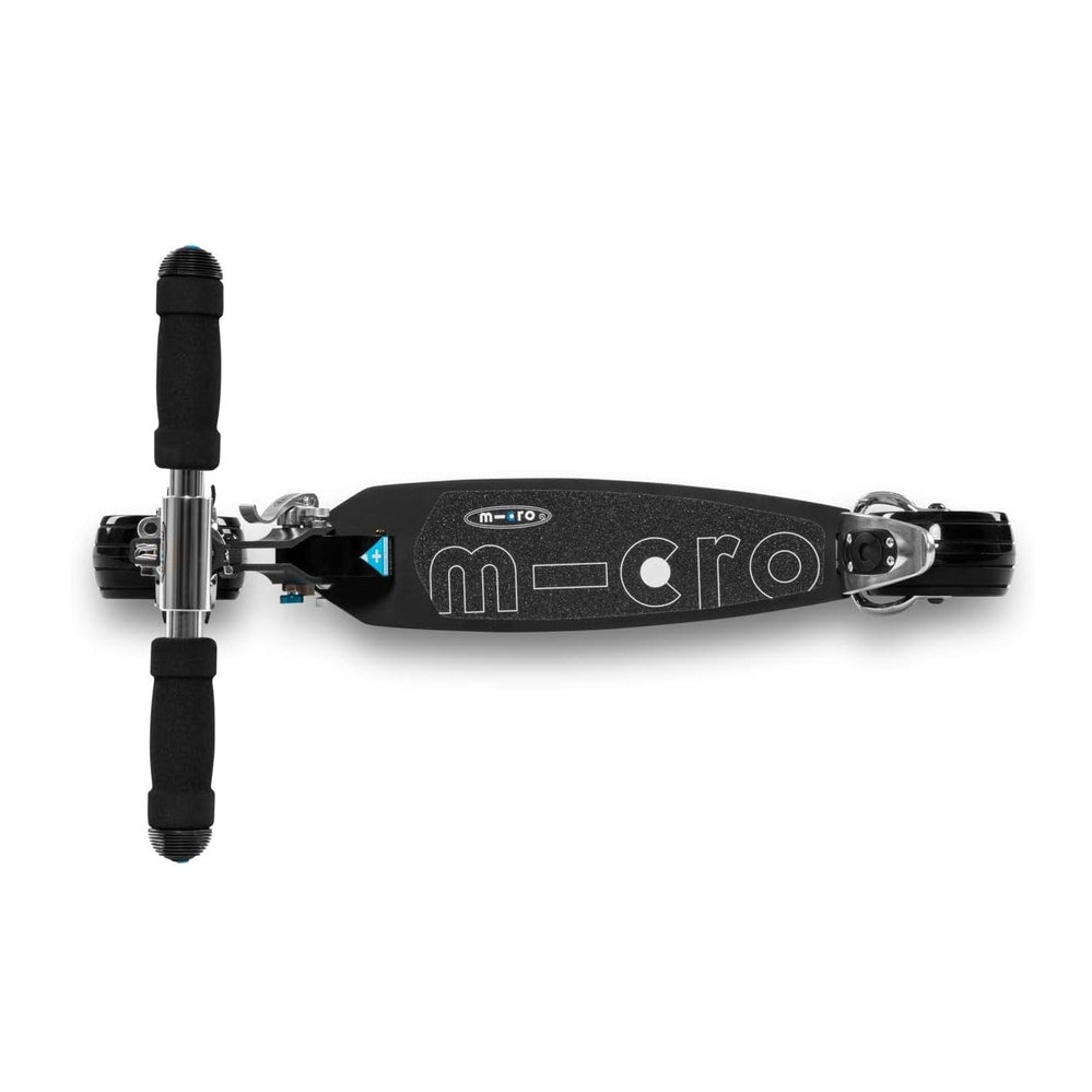 Micro Rocket extra-wide wheels scooter, black, by MICRO.