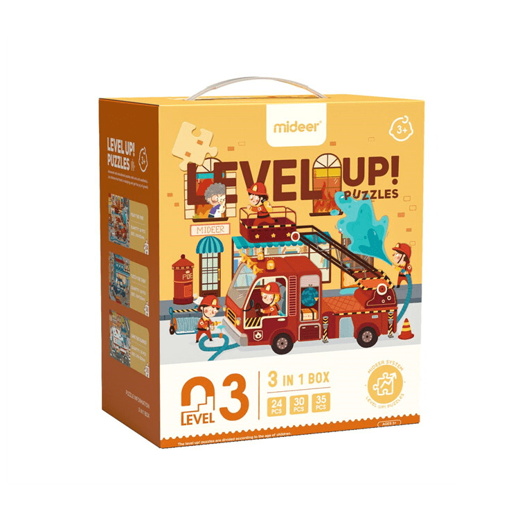 Mideer Advanced Puzzle Level 03 Busy Community Helpers 89pcs