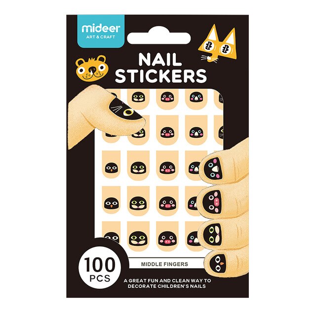 Mideer Nailsticker Black