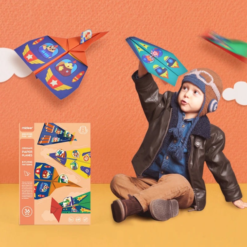 Mideer Toys Origami Classic Airplanes