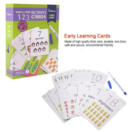 Mideer Wipe And Write Activity 123 Cards