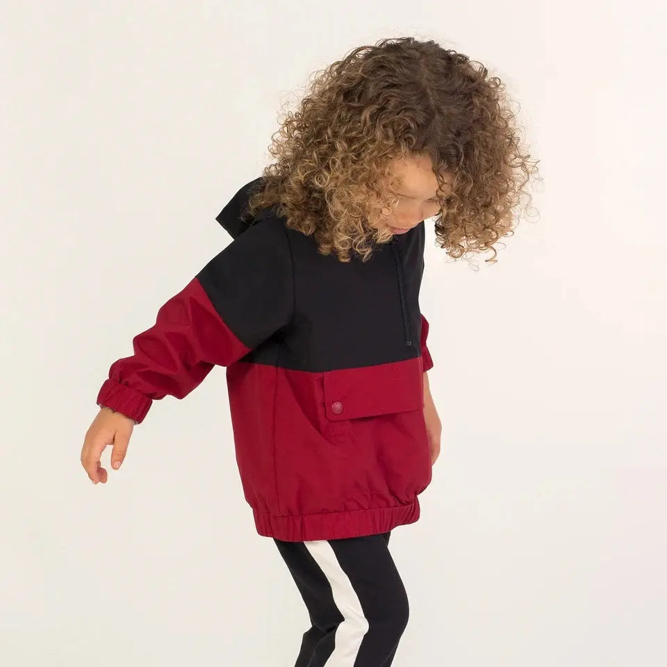 Miles Baby Arcade Game Windbreaker Jacket Red