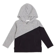 Miles Baby Hooded L/S T Shirt Knit Heather Grey
