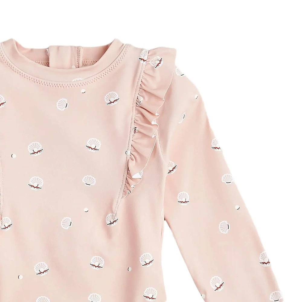 Miles The Label Long Sleeve Swimsuit Pink