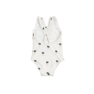 Miles The Label Ruffled Swimsuit Palm Trees