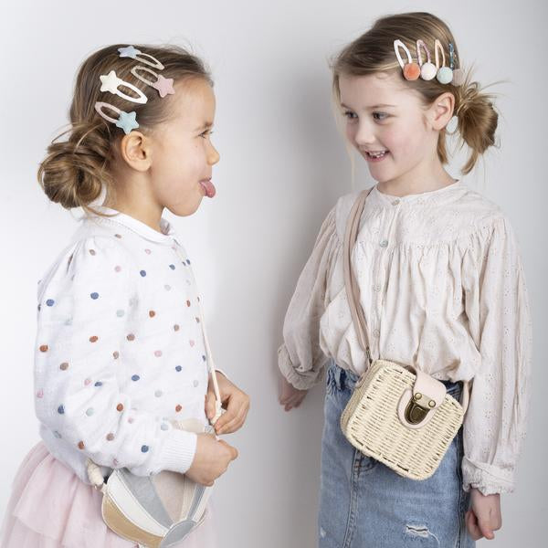 Mimi & Lula Mini Wicker Basket Crossbody Bag