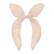 Mimi & Lula Pink Stripe Coco Bow Alice Band