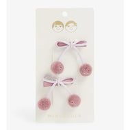 Mimi & Lula Pom Cherries Clips Heather