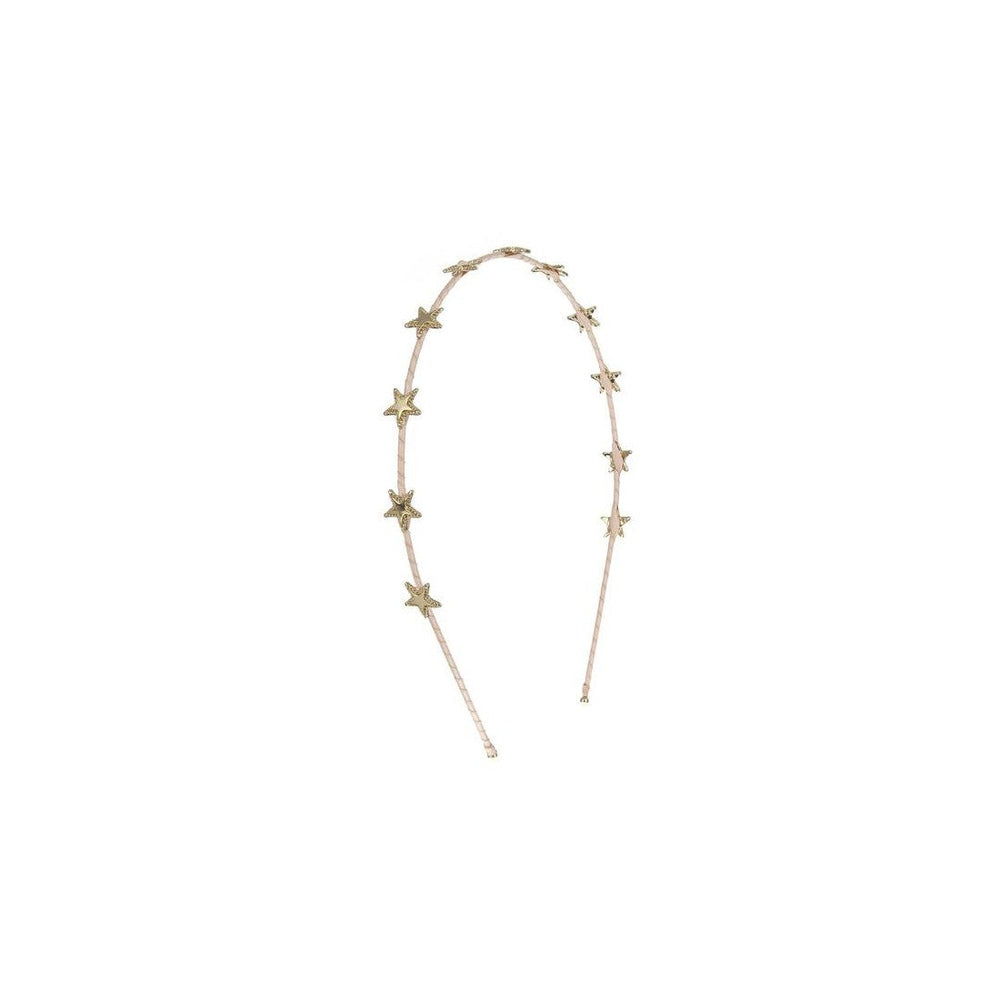 Mimi & Lula Starry Night Alice Band gold-toned headband with star charms