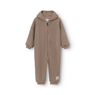 Mini A Ture Matadel Teddyfleece Jumpsuit Grs Grey Brown