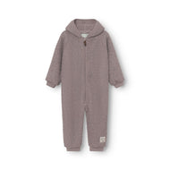 Mini A Ture Matadel Teddyfleece Jumpsuit Grs Zinc Purple