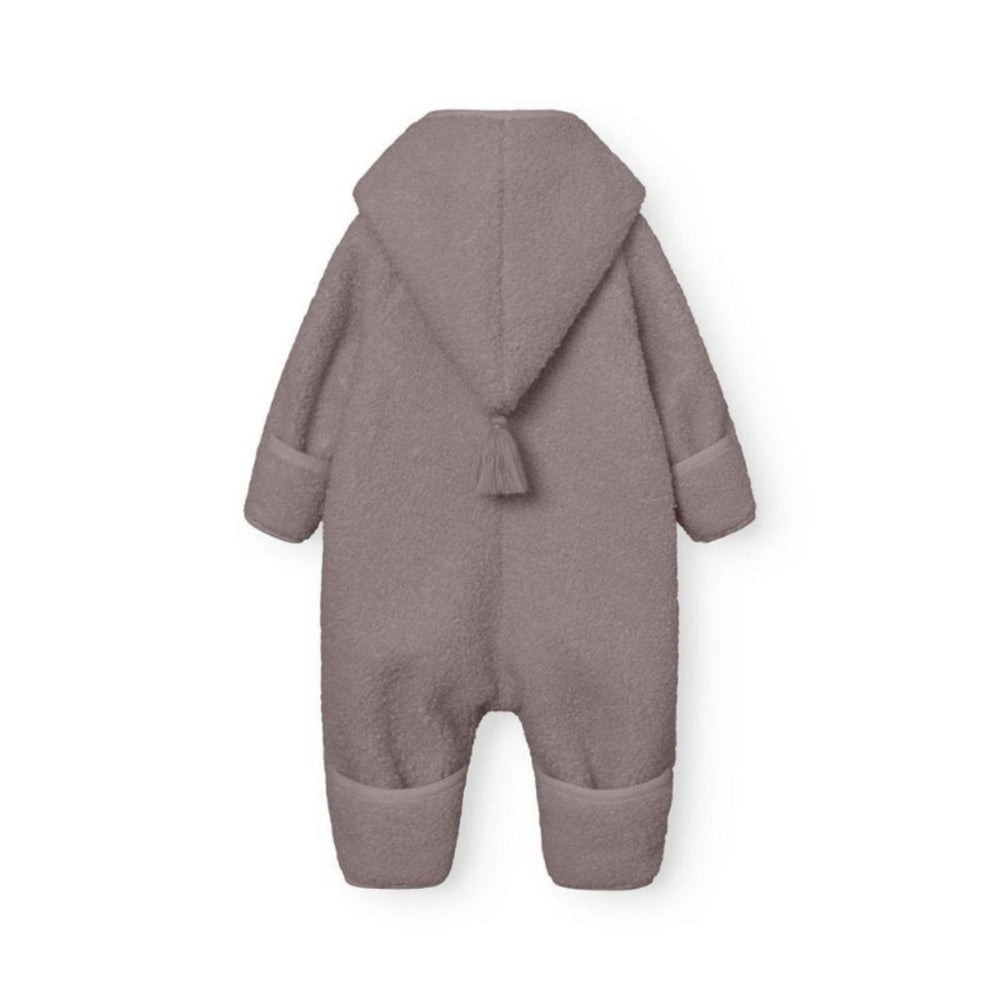 Mini A Ture Matadel Teddyfleece Jumpsuit Grs Zinc Purple