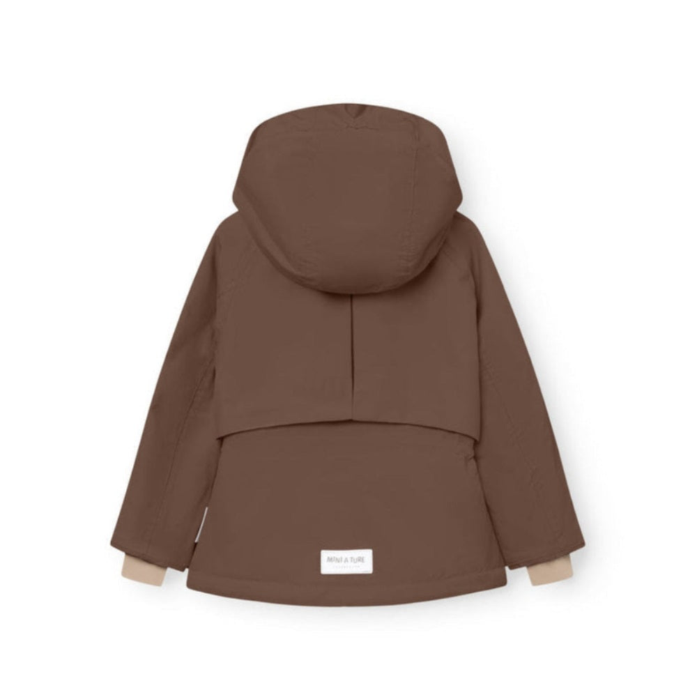 Mini A Ture Matalgeana Fleece Lined Winter Jacket Grs Chestnut Brown