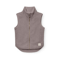 Mini A Ture Matbattal Teddyfleece Vest Grs Zinc Purple